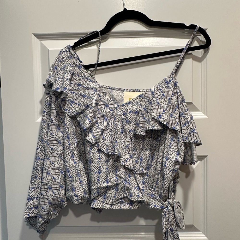 Anthropologie Maeve Pineapple top M
